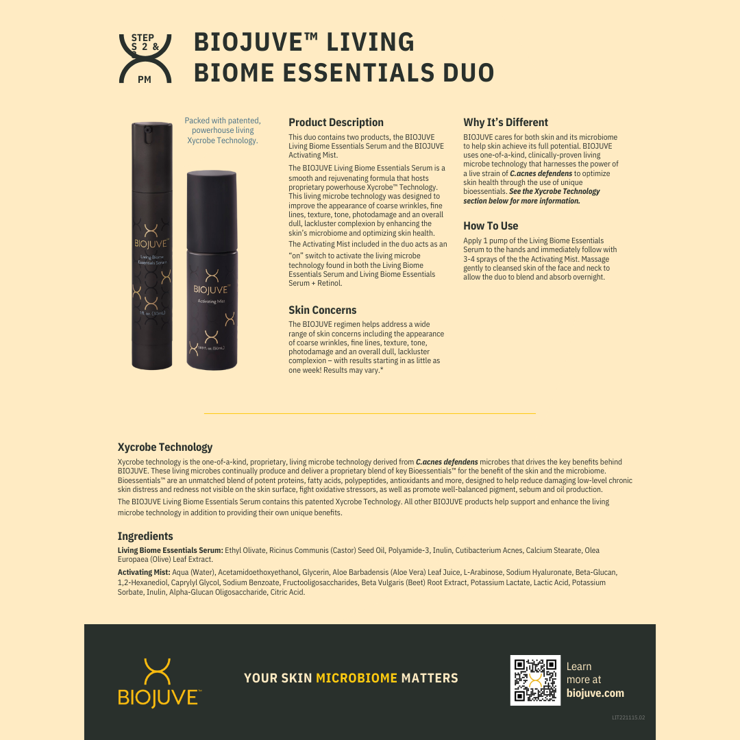 BIOJUVE Living Biome Essentials Duo